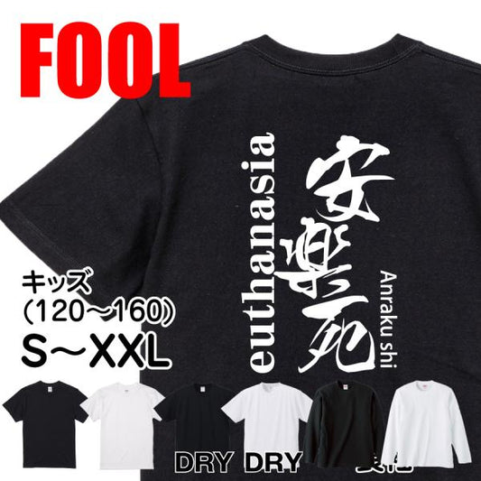 Japanese Kanji Graphic T-Shirt – Original FOOL Design 202501280324 - Black