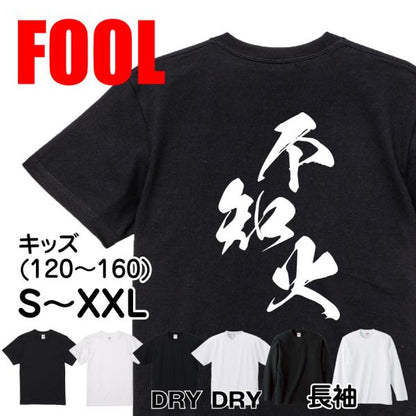 Japanese Kanji Graphic T-Shirt – Original FOOL Design 202501280399 - Black