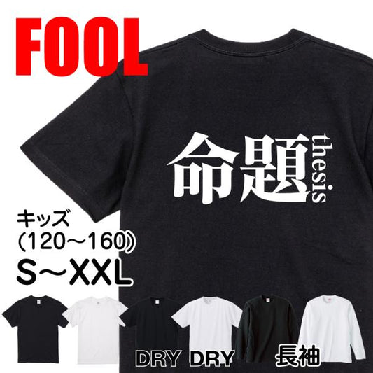 Japanese Kanji Graphic T-Shirt – Original FOOL Design 202501280417 - Black